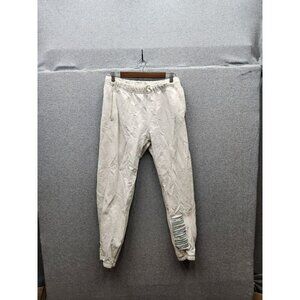 Champion Reverse Weave Joggers Medium Gray Hit on Leg